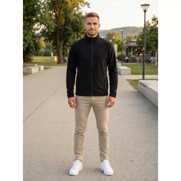  Panouri din fleece pentru bărbați ALTISPORT NoPrint NP/ALM725 NEGRU 