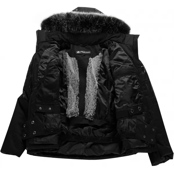  Jacheta de schi pentru doamne ALPINE PRO DAMA LJCD655 NEGRU 