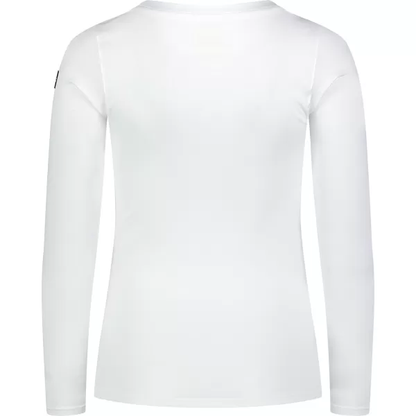  Tricou de dama din bumbac NORDBLANC SWEDEN NBFLT8144 ALB 