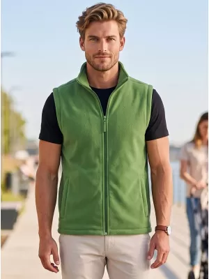 Unisex vestie fleece ALTISPORT NoPrint NP/ALU815 IARBĂ -REALĂ