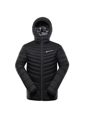 Sacou de hi-thherm pentru bărbați cu două fețe pentru bărbați ALPINE PRO EROM MJCD628 NEGRU