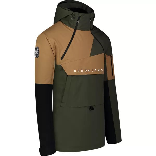  Geaca de iarna pentru barbati NORDBLANC SNOWPACK NBWJM8124 VERDE ARMATĂ 