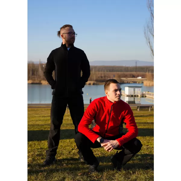  Panouri din fleece pentru bărbați ALTISPORT NoPrint NP/ALM725 ROŞU 