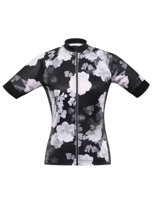Jersey pentru ciclism pentru doamne ALPINE PRO SAGENA LTSC971 NEGRU