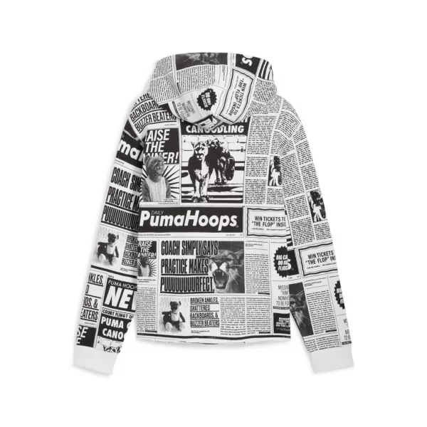  Hanorac pentru bărbați PUMA MEDIA DAY HOODIE NEGRU 