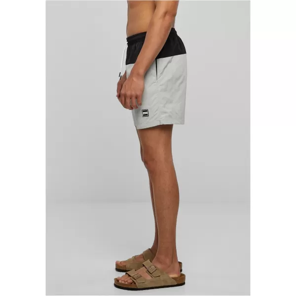  Pantaloni scurţi URBAN CLASSICS TB1026 ASFALT UȘOR/NEGRU 