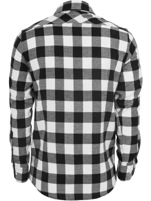 Cămaşă URBAN CLASSICS TB297 NEGRU/ALB