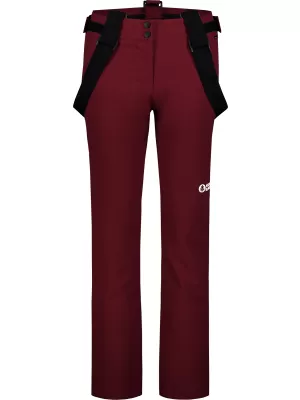 Pantaloni de schi pentru femei NORDBLANC ICEQUEEN NBWP8137 BURGUNDIA