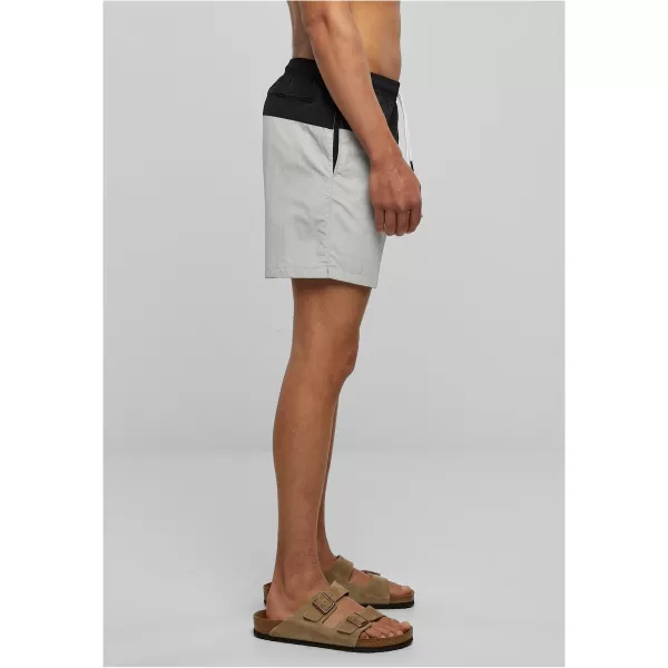  Pantaloni scurţi URBAN CLASSICS TB1026 ASFALT UȘOR/NEGRU 