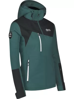 Jachetă de schi pentru femei NORDBLANC FROZEN NBWJL8125 VERDE ÎNCHIS
