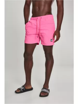 Pantaloni scurţi URBAN CLASSICS TB1026 NEON ROZ