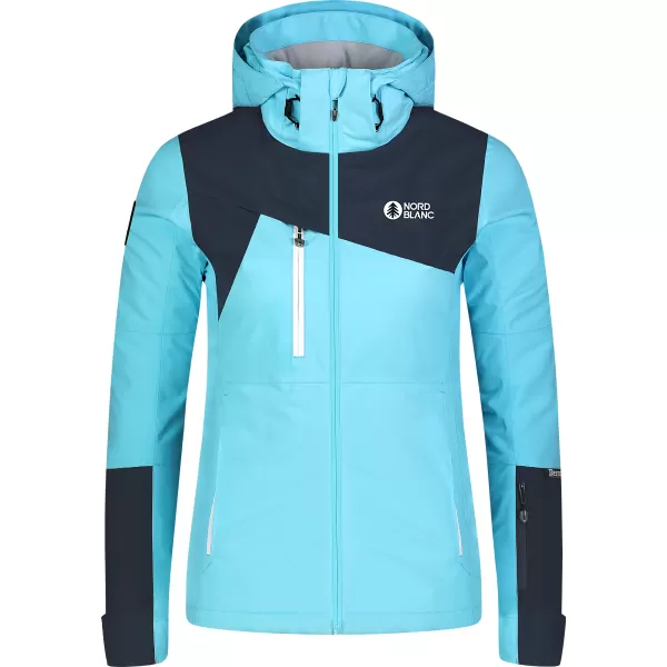  Jachetă de schi pentru femei NORDBLANC FROZEN NBWJL8125 ALBASTRU DESCHIS 