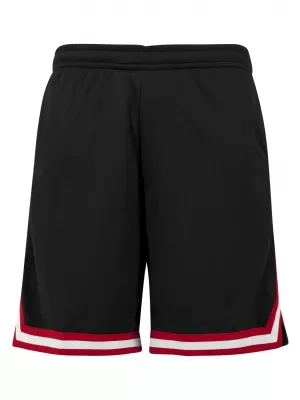 Pantaloni scurţi URBAN CLASSICS TB243 NEGRU/ROȘU/ALB