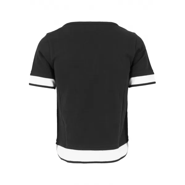  Cămaşă URBAN CLASSICS TB1197 NEGRU/ALB 
