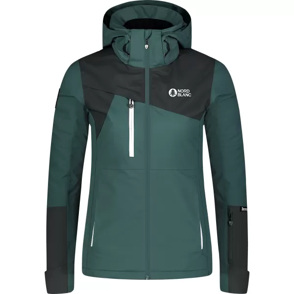  Jachetă de schi pentru femei NORDBLANC FROZEN NBWJL8125 VERDE ÎNCHIS 