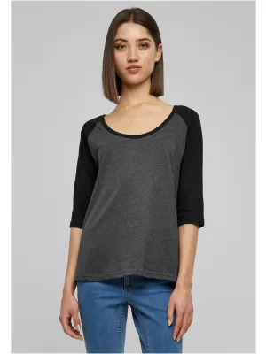 Cămaşă URBAN CLASSICS TB733 CĂRBUNE/NEGRU