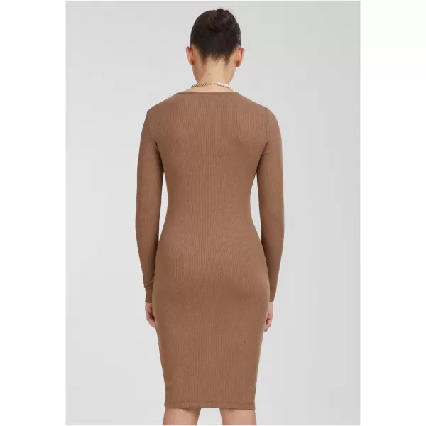  Rochie URBAN CLASSICS TB1340 KAKI ÎNTUNECAT 