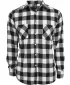 Cămaşă URBAN CLASSICS TB297 NEGRU/ALB