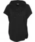Hanorac de damă fără mâneci URBAN CLASSICS TB931 NEGRU