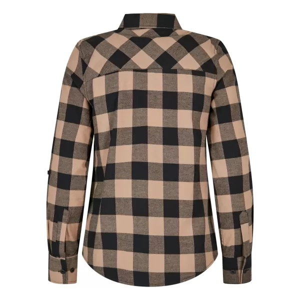  Cămaşă URBAN CLASSICS TB1280 TAUPE NEGRU/MOALE 