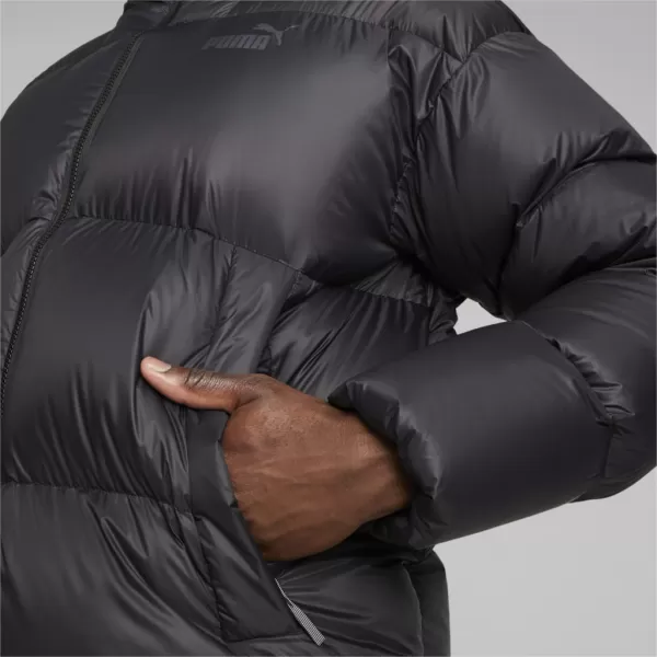  Jachetă pentru bărbați PUMA HOODED ULTRA DOWN PUFFER JACKET NEGRU 
