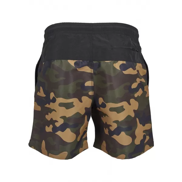  Pantaloni scurţi URBAN CLASSICS TB1026 CAMO NEGRU/LEMN 