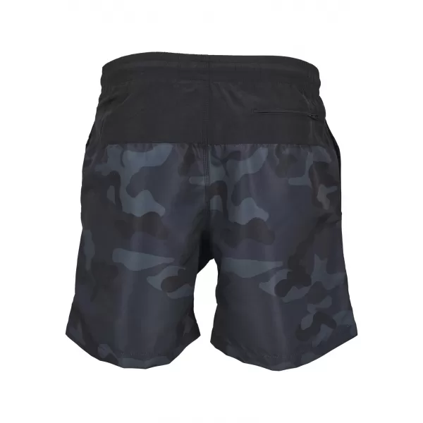  Pantaloni scurţi URBAN CLASSICS TB1026 CAMO NEGRU/ÎNTUNECAT 
