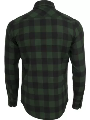 Cămaşă URBAN CLASSICS TB297 NEGRU/PĂDURE
