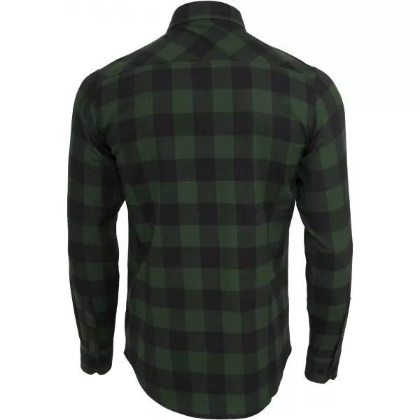  Cămaşă URBAN CLASSICS TB297 NEGRU/PĂDURE 