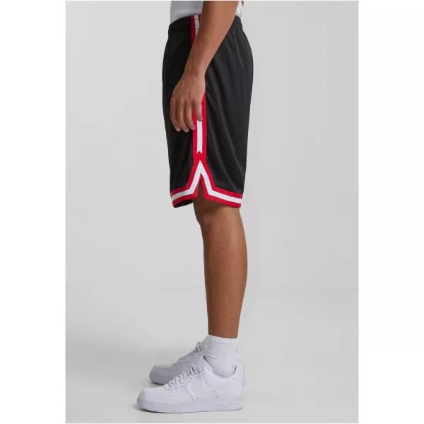  Pantaloni scurţi URBAN CLASSICS TB243 NEGRU/ROȘU/ALB 