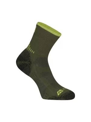 Șosete antibacteriene din lână merino ALPINE PRO KEROWE USCC096 VERDE