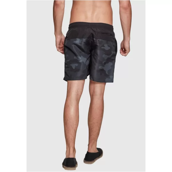  Pantaloni scurţi URBAN CLASSICS TB1026 CAMO NEGRU/ÎNTUNECAT 