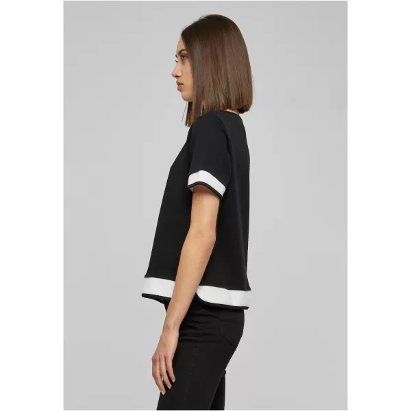  Cămaşă URBAN CLASSICS TB1197 NEGRU/ALB 