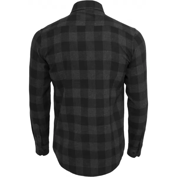  Cămaşă URBAN CLASSICS TB297 NEGRU/CĂRBUNE 