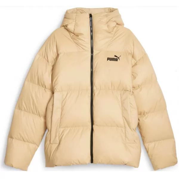  Jachetă pentru bărbați PUMA HOODED ULTRA DOWN PUFFER JACKET BEJ 