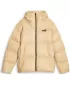 Jachetă pentru bărbați PUMA HOODED ULTRA DOWN PUFFER JACKET BEJ