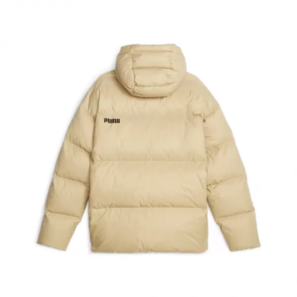  Jachetă pentru bărbați PUMA HOODED ULTRA DOWN PUFFER JACKET BEJ 