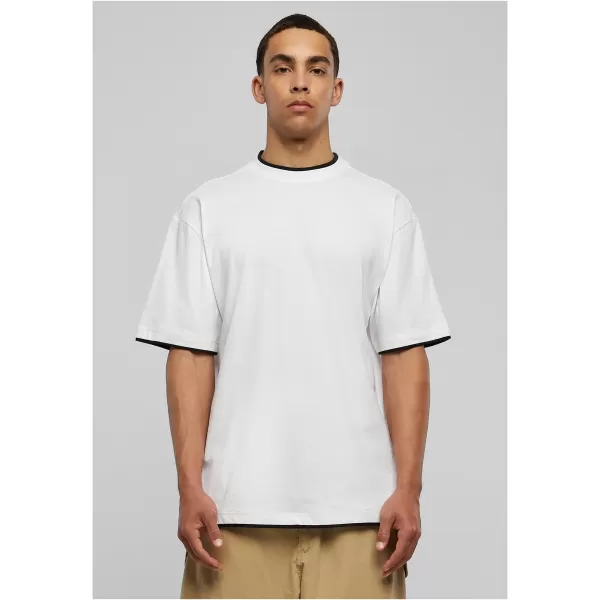  Cămaşă URBAN CLASSICS TB029A ALB/NEGRU 
