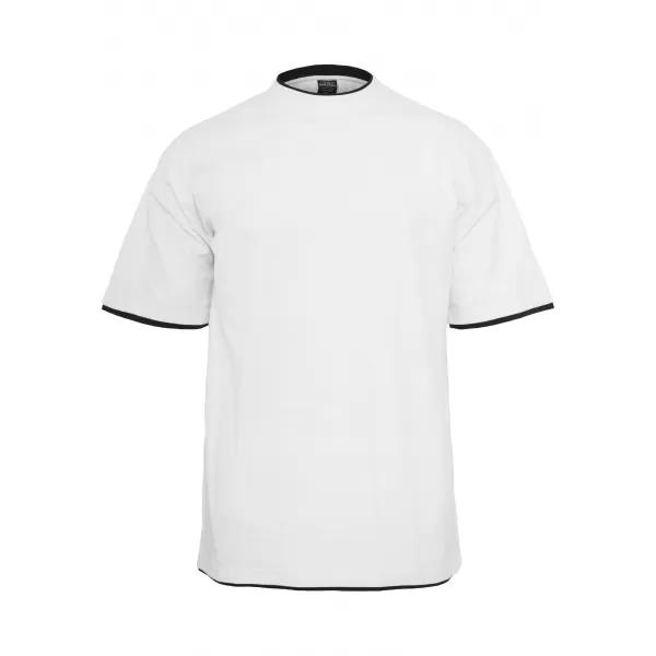  Cămaşă URBAN CLASSICS TB029A ALB/NEGRU 