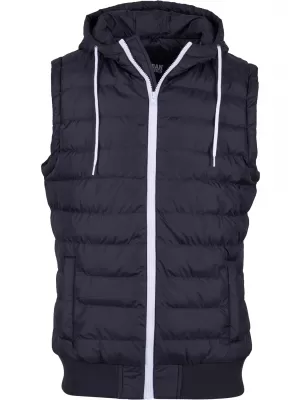 Vesta pentru bărbați URBAN CLASSICS TB510 NEGRU/ALB