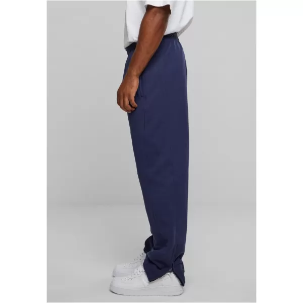  Pantaloni de trening pentru bărbați URBAN CLASSICS TB014B ALBASTRU ÎNCHIS 
