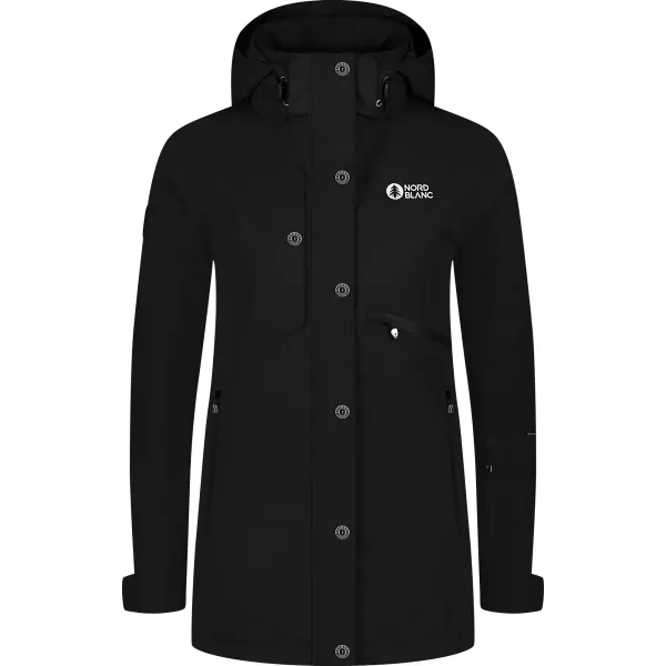  Jachetă de schi pentru femei NORDBLANC SLEDDING NBWJL8127 NEGRU 
