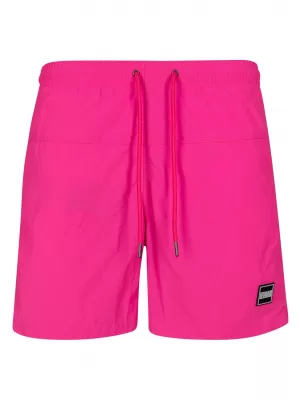 Pantaloni scurţi URBAN CLASSICS TB1026 NEON ROZ