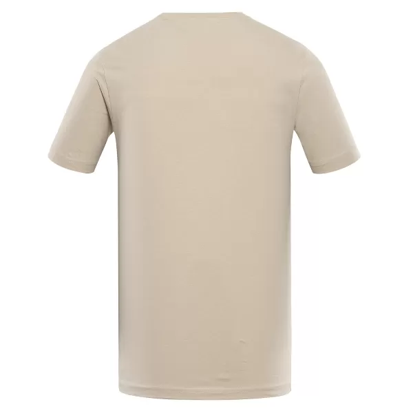  Tricou pentru bărbați din bumbac organic ALPINE PRO EKK MTSD920 ARDEI ALB 