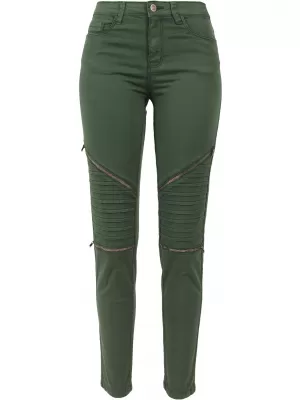 Pantalonii pentru doamne URBAN CLASSICS TB1215 MĂSLIN