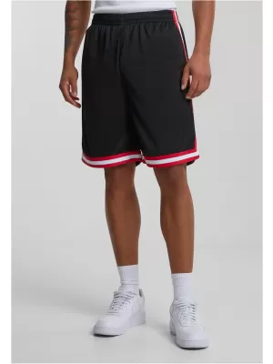 Pantaloni scurţi URBAN CLASSICS TB243 NEGRU/ROȘU/ALB