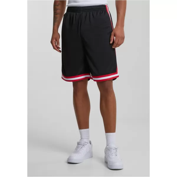  Pantaloni scurţi URBAN CLASSICS TB243 NEGRU/ROȘU/ALB 