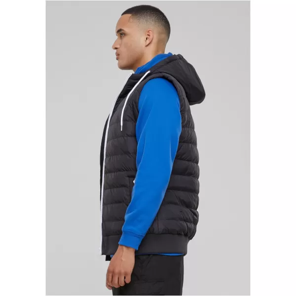  Vesta pentru bărbați URBAN CLASSICS TB510 NEGRU/ALB 