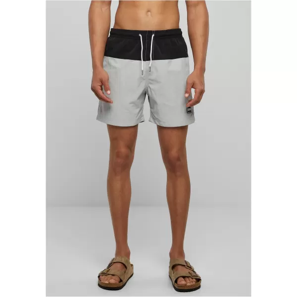 Pantaloni scurţi URBAN CLASSICS TB1026 ASFALT UȘOR/NEGRU 
