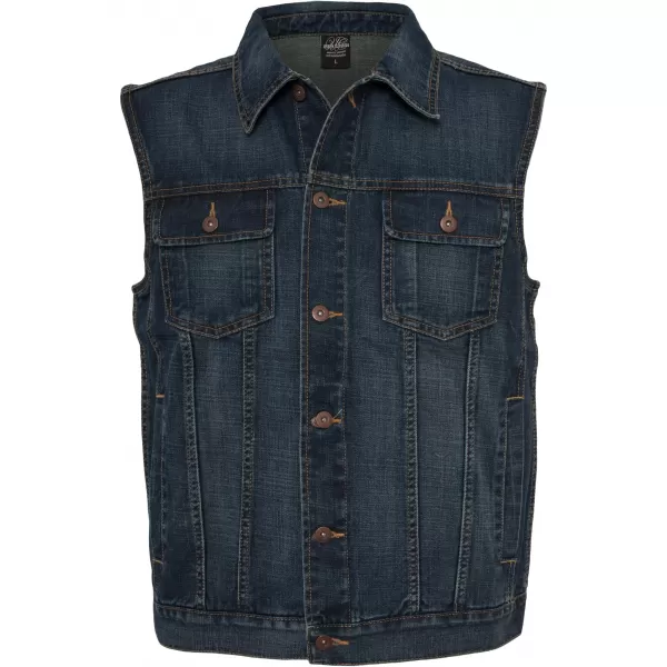  Vestă URBAN CLASSICS TB514 DENIM ALBASTRU 